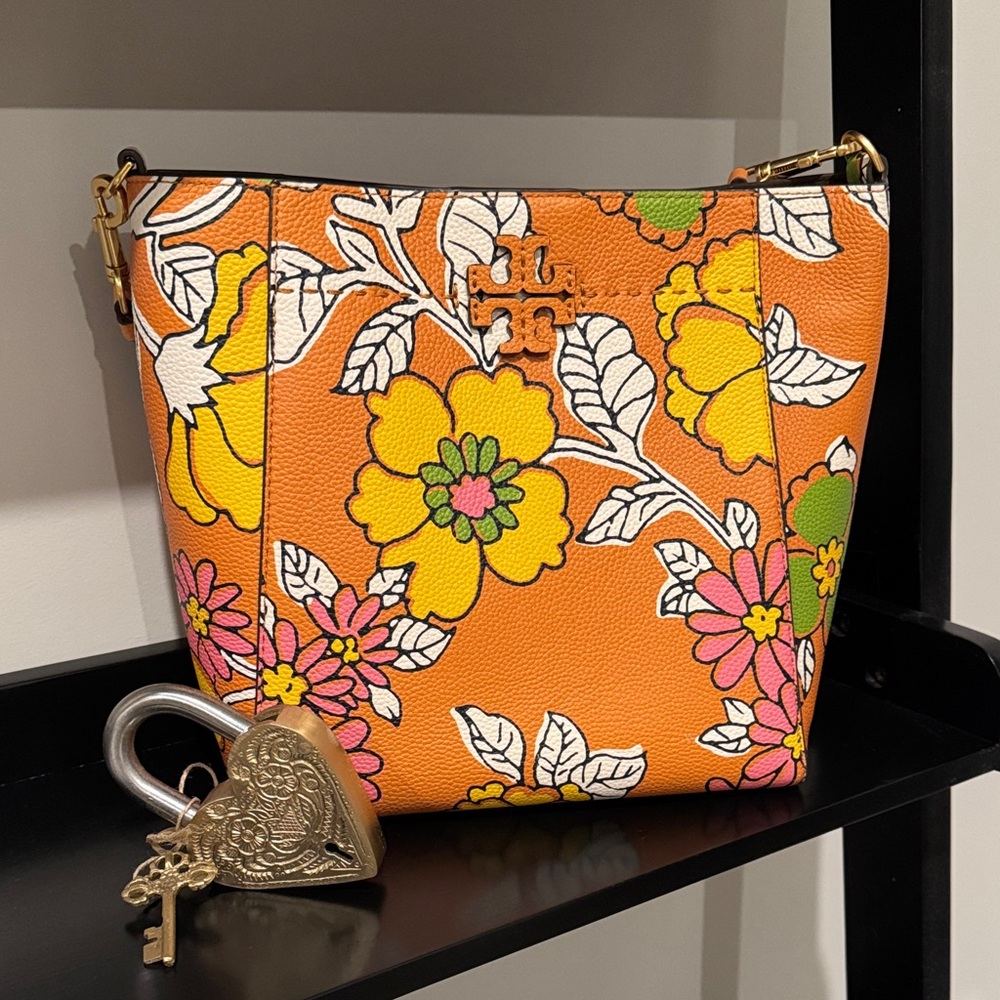 Tory Burch McGraw Printed Hobo Bag